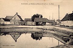 Ouerre Fontaine La Mare 1933