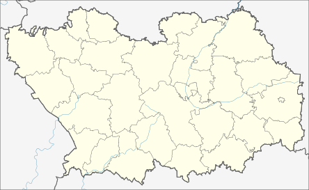 Location map Урысей Пензэ област