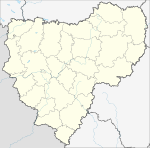 Smolenskin sotilaslentokenttän sijainti Smolenskin alueella