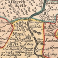 Köbeln auf der Der Priebussische Creis in den Fürstenthume Sagan nebst der daran græntzenden Herrschafft Muska in der Ober-Lausitz., 1745