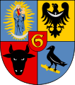 Deutsch: Wappen von Glogau English: Głogów Coat of Arms Norsk bokmål: Głogóws våpen Polski: Herb Głogowa