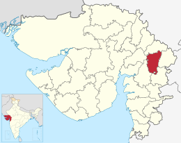 Panchmahal in Gujarat (India).svg
