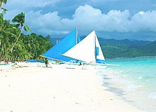 Boracay, a well-known tourist destination in Malay, Aklan.