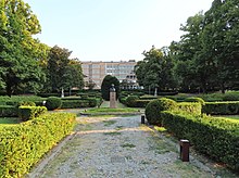 Il giardino all'italiana del parco Mazzini