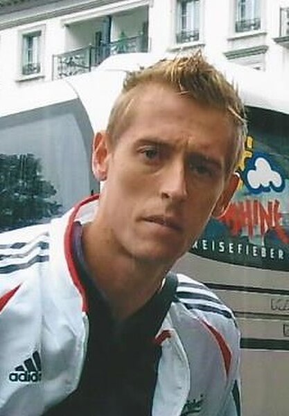 Peter Crouch scored the winning goal for Liverpool.