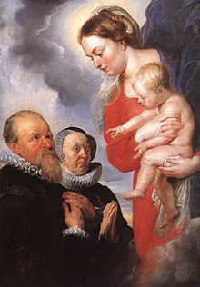 Alexander I Goubau and his wife, painted by Rubens Peter Paul Rubens - Virgin and Child - WGA20182.jpg