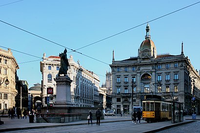 Come arrivare a Piazza Cordusio con i mezzi pubblici - Informazioni sul luogo