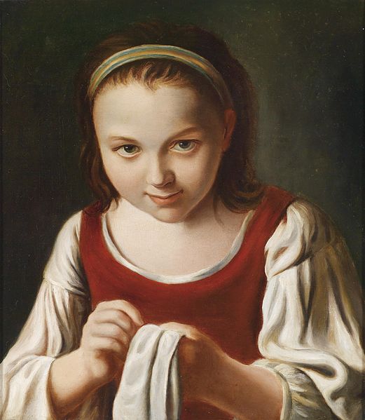 File:Pietro Antonio Rotari (workshop) Sewing girl.jpg