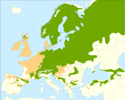 Pinus sylvestris range in EU.svg
