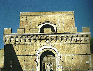 Porta dei Pìspini, Siena City Gate in Siena