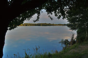 Čeština: Pohled na Chomoutovské jezero, okres Olomouc