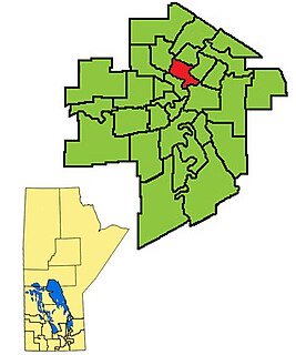 Point Douglas Provincial electoral district in Manitoba, Canada