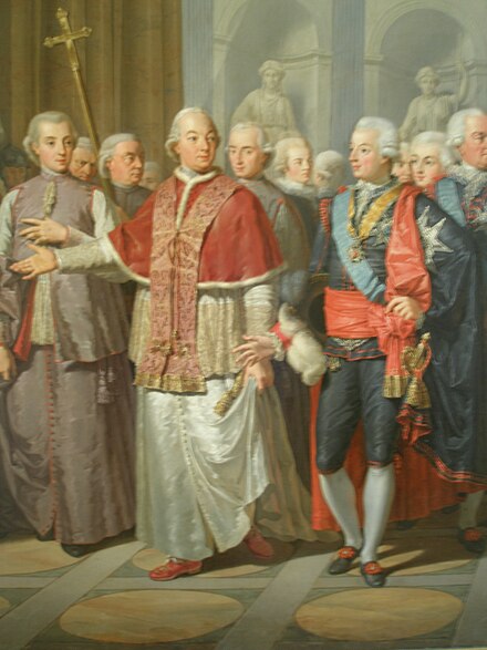 Pope Pius VI and Gustav III