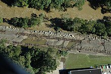 Washout on the tracks south of Harriman after Hurricane Irene PortJervisWashoutIrene.jpg