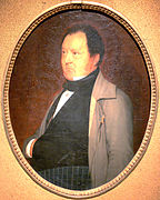 10 Portrait of Mr Leblond label QS:Len,"Portrait of Mr Leblond" 1844