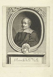 <span class="mw-page-title-main">Pietro Della Valle</span> Italian composer, musicologist, traveller and author (1586–1652)