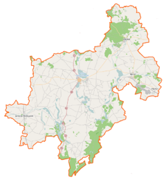 Mapa lokalizacyjna powiatu żnińskiego