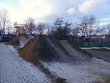 Praha - Záběhlice, Na Chodovci, skatepark (patrně v rekonstrukci)