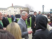 Prince Charles at Holland College, 2014 Prince Charles at Holland College, PEI (14252490733).jpg