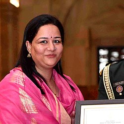 Priyamvada Singh - Nari Shakti Puraskar 2018 Awardee (cropped).jpg