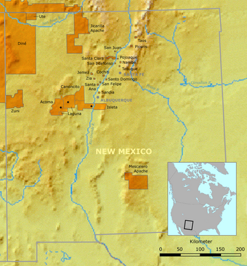 Список индейских резерваций Нью-Мексико