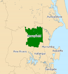 Electoral map of Morayfield QLD - Morayfield 2008.png