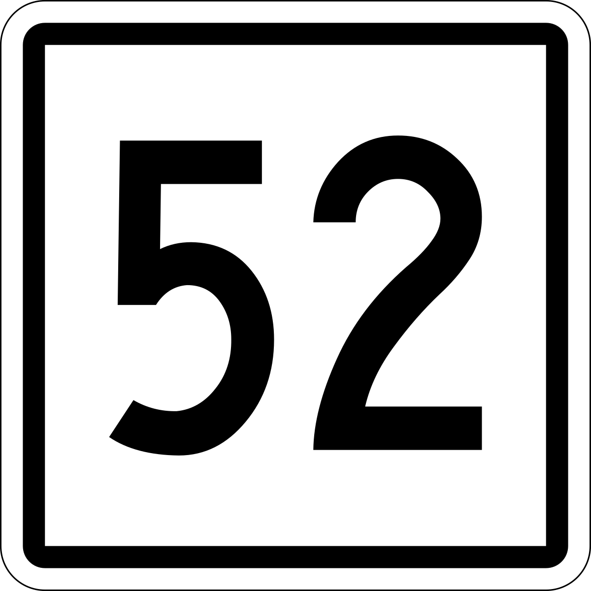 1 число 52