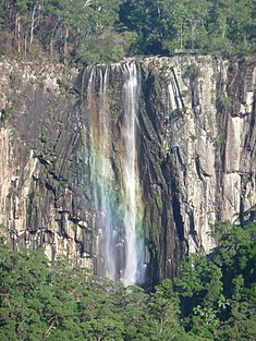 Rainbow through Minyon Falls