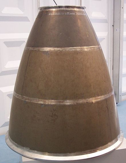 A nozzle from the Ariane 5 rocket