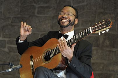 Recital of the guitarist Amos Coulanges at the Commemoration of the First Anniversary of the Haiti Earthquake.