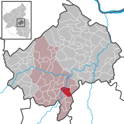 Läget för Rehborn i Landkreis Bad Kreuznach