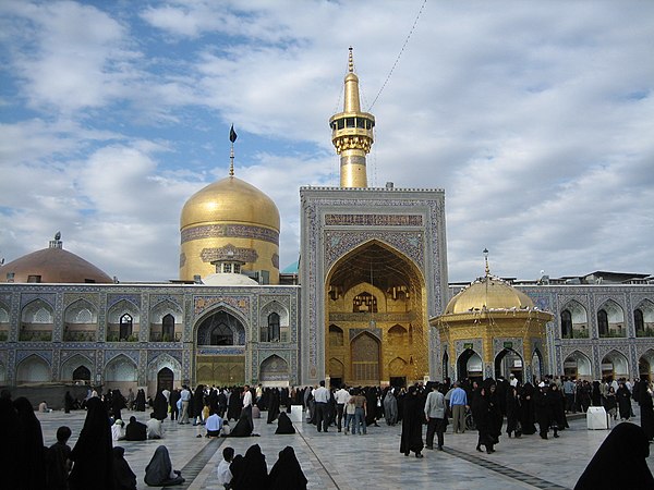 The shrine of al-Rida in Mashhad, Iran