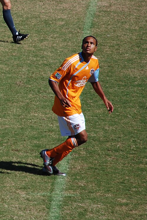 Clark with Houston in 2009