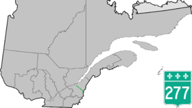 Suuntaa-antava kuva artikkelista Route 277 (Quebec)