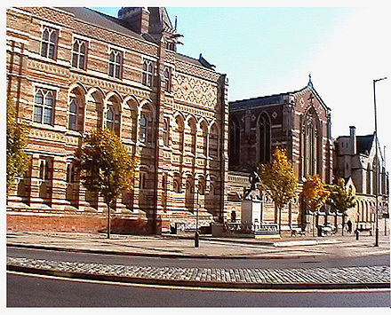 Rugby School from the side