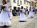 Oberstköniginnen, im Hintergrund die Oberstfähnriche