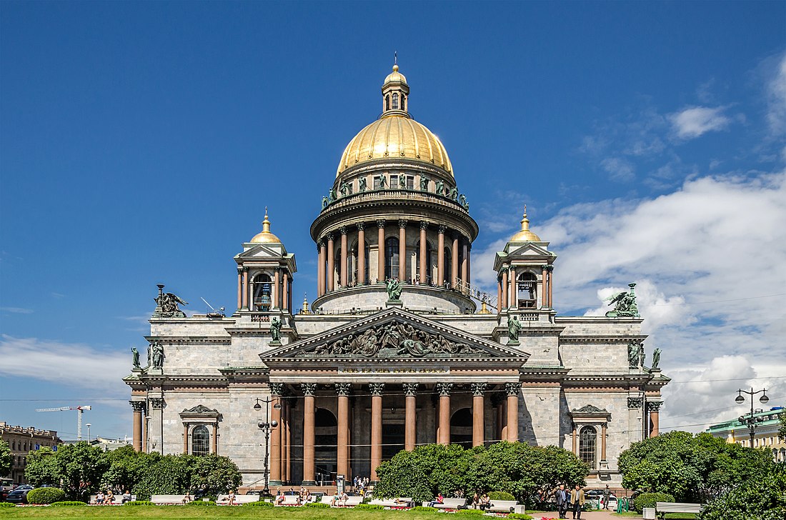 File:Saint Isaac's Cathedral in SPB.jpeg