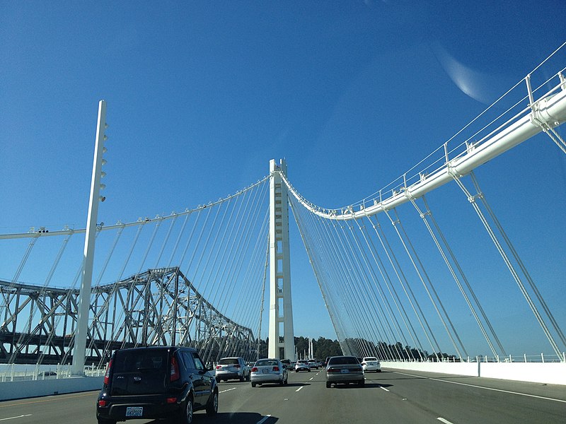 File:San Francisco Bay Bridge - the new bridge - from Oakland to San Francisco - panoramio (5).jpg