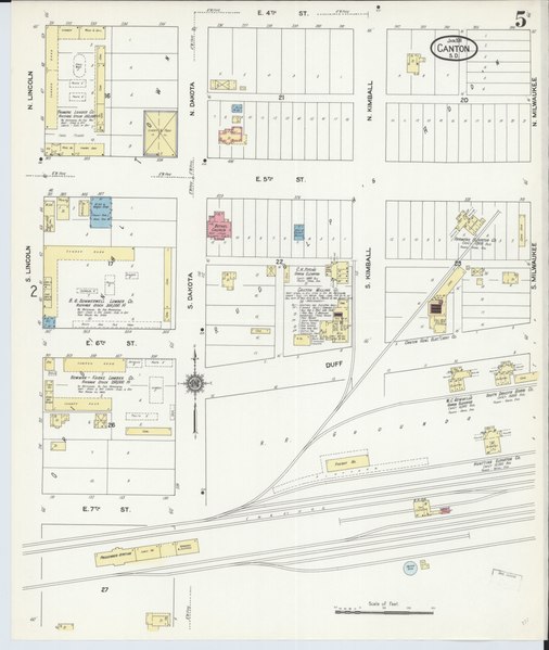 File:Sanborn Fire Insurance Map from Canton, Lincoln County, South Dakota. LOC sanborn08212 006-5.tif