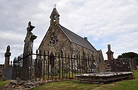 Scotland, Isle of Arran, Kilmory church.JPG