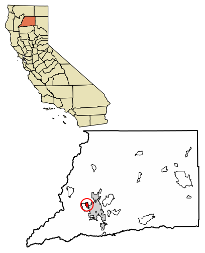 File:Shasta County California Incorporated and Unincorporated areas Keswick Highlighted 0638352.svg