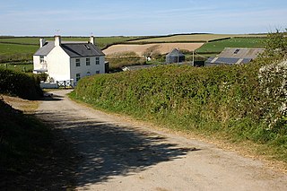 <span class="mw-page-title-main">Woodford, Cornwall</span> Human settlement in England