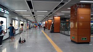 Шэньчжэнь, линия метро 3, Shaibu Sta Concourse.jpg