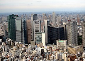 Shiodome Area from Tokyo Tower.jpg