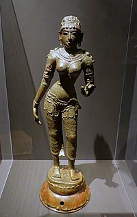 Sita, India, Tamil Nadu, Chola period, 11th century AD, bronze - Linden-Museum - Stuttgart, Germany - DSC03758.jpg