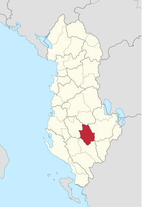 Localisation de District de Skrapar