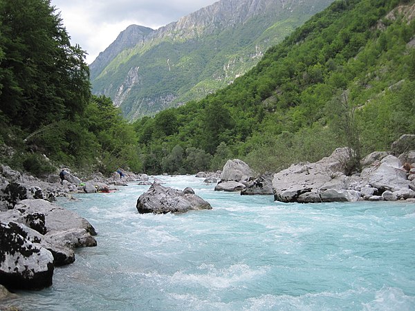 The Soča near Bovec