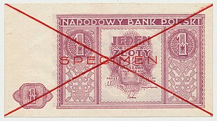Specimen 1 złoty 1946 awers.jpg