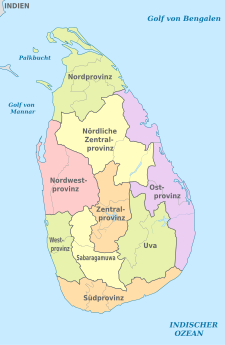 Provinzen von Sri Lanka