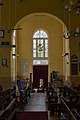 Interior view along the transept of St. John's Cathedral, Belize City